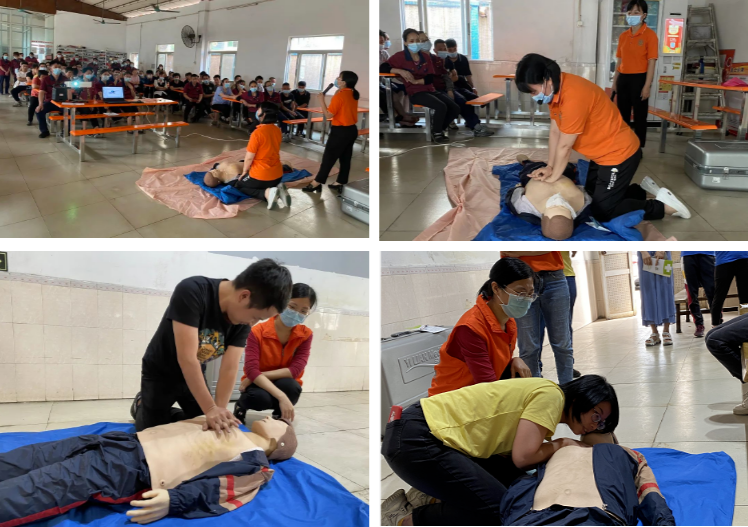 望牛墩消防大队联合大华磁电举办消防演习 望牛墩消防大队联合大华磁电举办消防演习